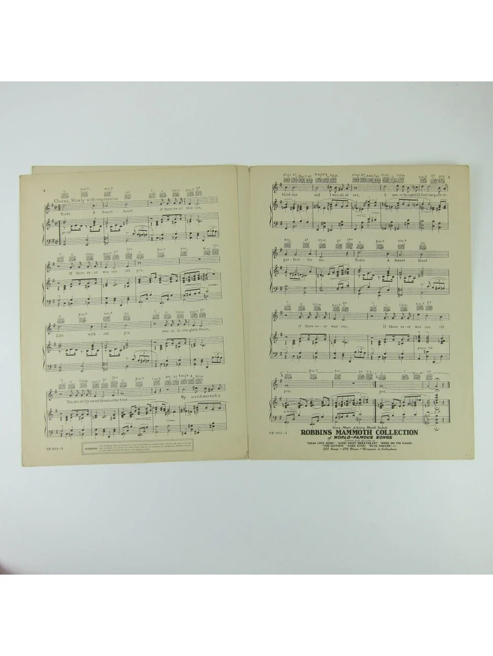Sheet Music You're a Sweetheart Musical Alice Faye Vintage 1937